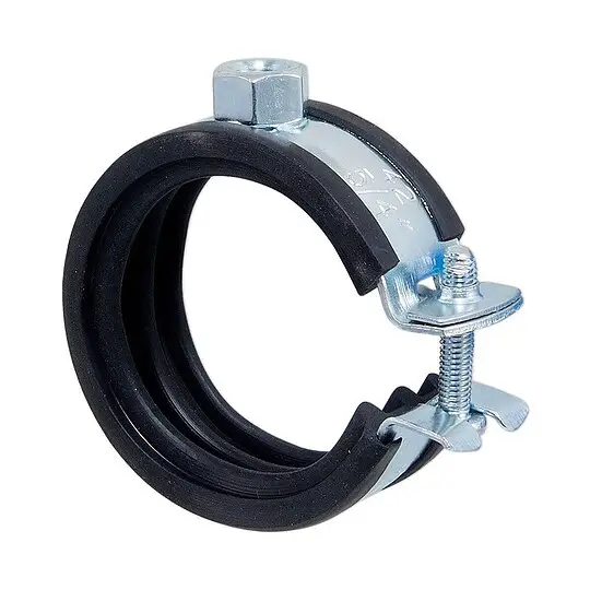 Gelenk-Rohrschelle ''Praktic'' für Rohr 40 - 43 mm mit Kippschraube und Schallschutzeinlage Heißes Angebot