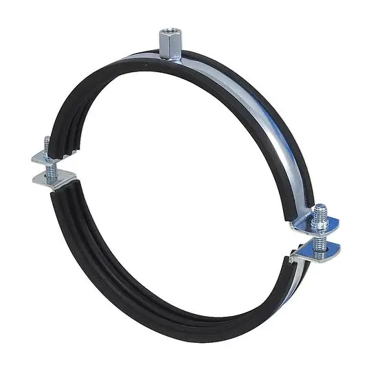 Doppel-Schraubrohrschelle für Rohr 137 - 142 mm mit Schallschutzeinlage Sonderangebot