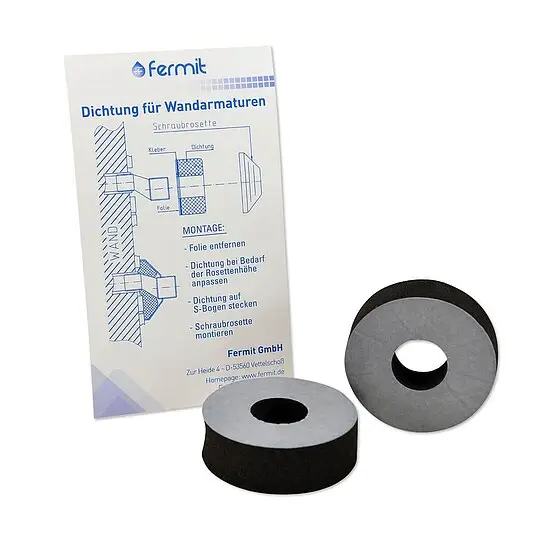Expressversand Dichtungen für Wandarmaturen - einseitig klebend - schnell und sauber - Packung mit 2 Stück