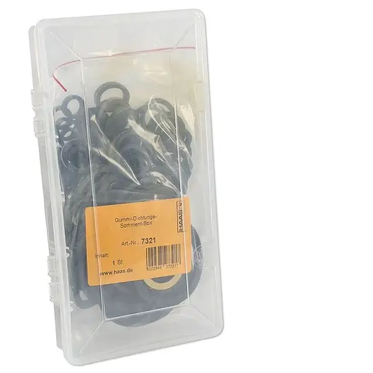 HAAS Gummi-Dichtungs-Sortiment - 100-teilig - 7321 Sonderaktion