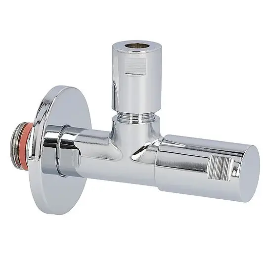 Kostenloser Rückversand Schlösser Eckventil Design-tec classic line 1/2'' x 3/8'' - selbstdichtend, mit Quetschverschraubung - Hochglanz verchromt