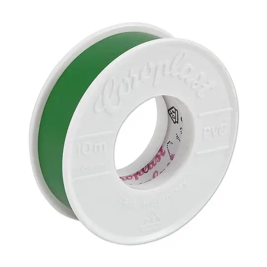 Coroplast Elektro-Isolierband - B 15 mm - L 10 m - Stärke 0,15 mm - Farbe grün - 1656 Direkt Vom Hersteller