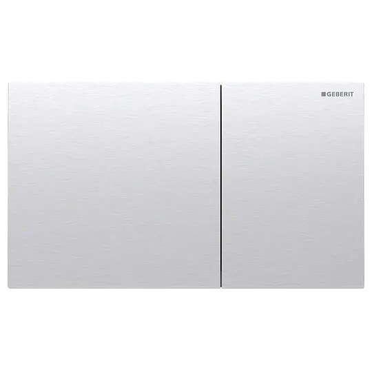 Knallerangebot Betätigungsplatte SIGMA70 Edelstahl gebürstet, 2-Mengen-Spülung - 115622FW1