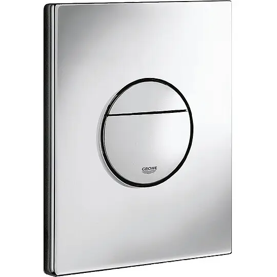 Grohe Abdeckplatte Nova Cosmopolitan chrom, für 2-Mengen- und Start & Stopp-Betätigung, für Rapid SL - 38765000 Neu Im Sortiment