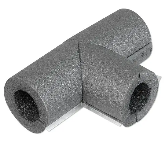 Schnäppchen Iso-T-Stück selbstklebend für Rohre Ø 16 - 18 mm - Dämmschichtdicke 13 mm - 50% GEG