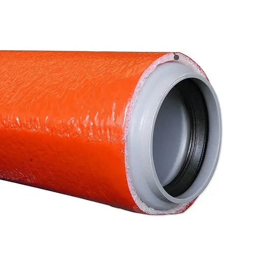 Neu Im Sortiment 10 m Abwasser-Schutzschlauch für 90 mm Rohr - Dämmschichtdicke 4 mm