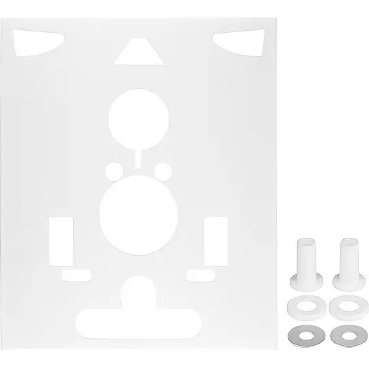 Schallschutz-Set 3 in 1 universell für WC, Bidet und Urinal - 460 x 420 x 5 mm Must-Have
