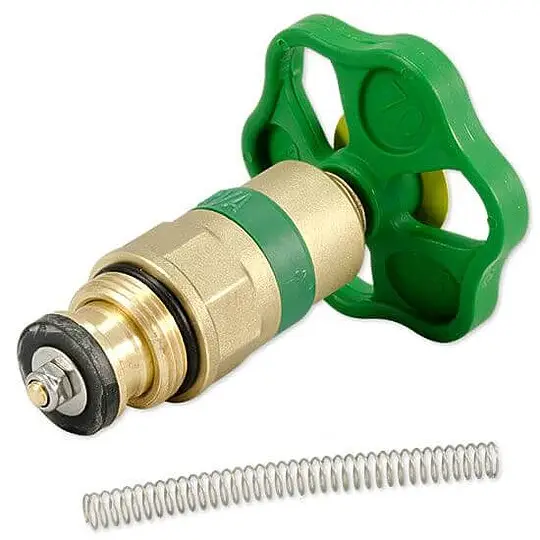Markenware Ventiloberteil für Schrägsitzventil mit Rückflußverhinderer 3/4'' / DN20 - mit nichtsteigender Spindel und Fettkammeroberteil - 01821 2000 001