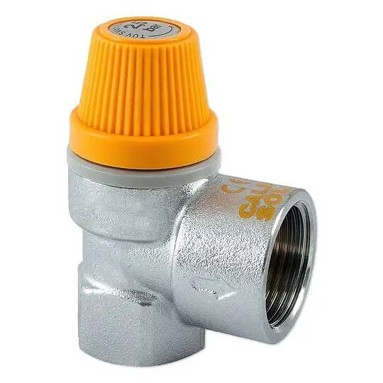 Caleffi Membran-Sicherheitsventil 1/2'' IG für Solar - 4 bar - bis 160°C - Auslass 3/4'' IG - 253044 Bestpreis