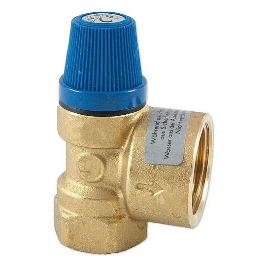 Schneller Versand Caleffi Sicherheitsventil 1/2'' IG für Brauchwasser - 8 bar - bis 100°C - Auslass 3/4'' IG - 531480