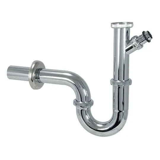 Meistverkauft ASW Röhrensiphon DN 32 (1 1/4'') x Ø 32 mm - verchromt - mit Schlauchanschluss 3/4'' (19 mm)