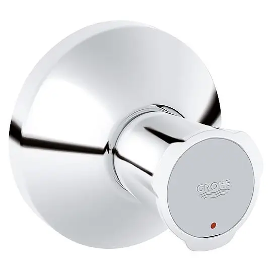 Billig UP-Ventil Oberbau Grohe Costa Einbautiefe 20-80 mm Markierung rot, chrom - 19809001