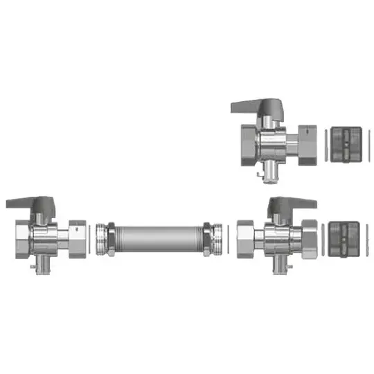 Expressversand Viessmann Wärmemengenzähler Anschluss-Set, waagerecht - 7438470