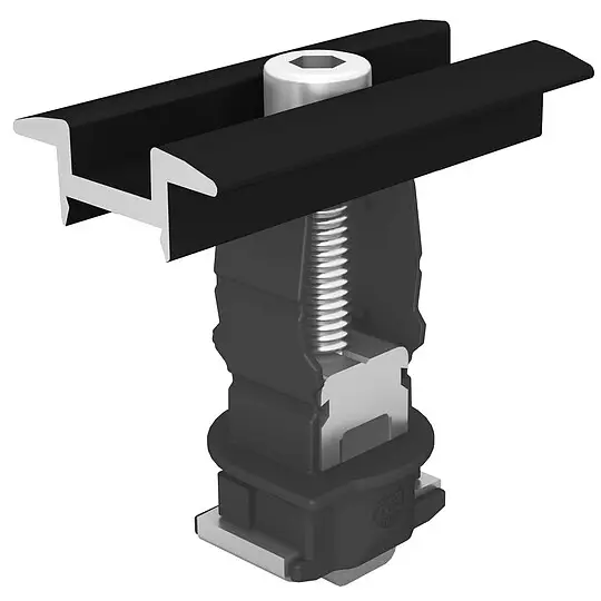 Jetzt Kaufen K2 Systems PV-Befestigung schwarze Modulmittelklemme für Rahmenhöhe 25-40 mm für Single- und SolidRail-System