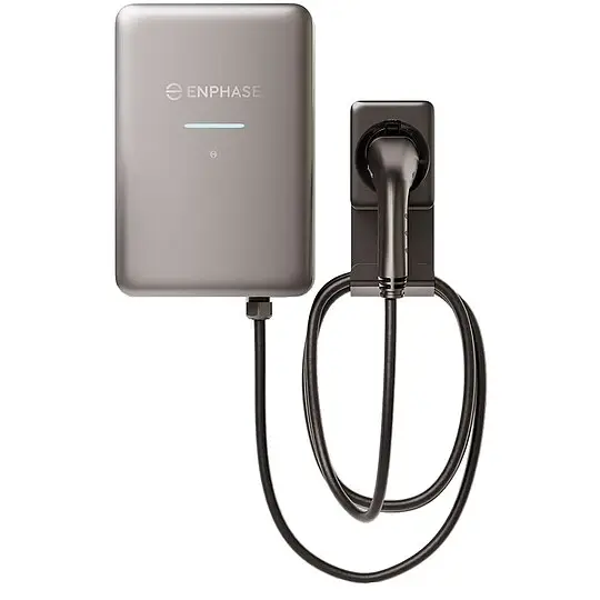 Enphase Wallbox EV-Charger 2 ein-/dreiphasig, mit Typ 2 Stecker und 7,5 m Kabel, RFID - von 7,4 - 22 kW Markenprodukt