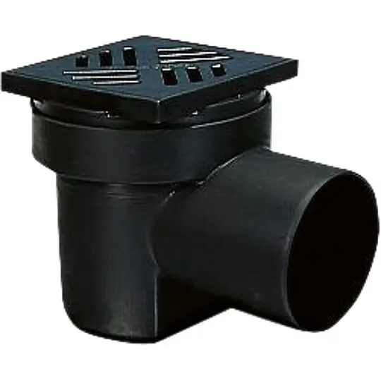 Top-Preis KESSEL Kellerablauf DN 100, Schwarz - 150 x 150 - 36501