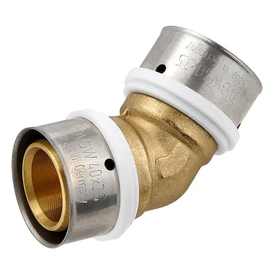 Pressfitting-Winkel 45° - 40 x 3,5 mm für MV-Rohr Rabatt