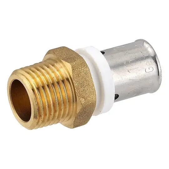 Pressfitting-Übergang 16 x 2,0 mm - 1/2 Zoll Außengewinde für MV-Rohr Super-Preis