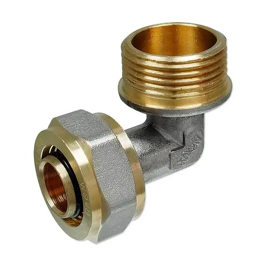 Sale Schraubfitting-Übergangswinkel mit Außengewinde - 20 x 2,0 mm - 3/4'' für Alu-Mehrschicht-Verbundrohr