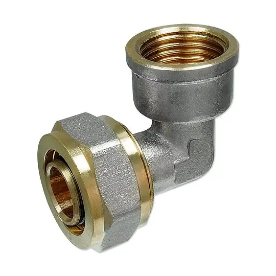 Direktkauf Schraubfitting-Übergangswinkel mit Innengewinde - 20 x 2,0 mm - 3/4'' für Alu-Mehrschicht-Verbundrohr
