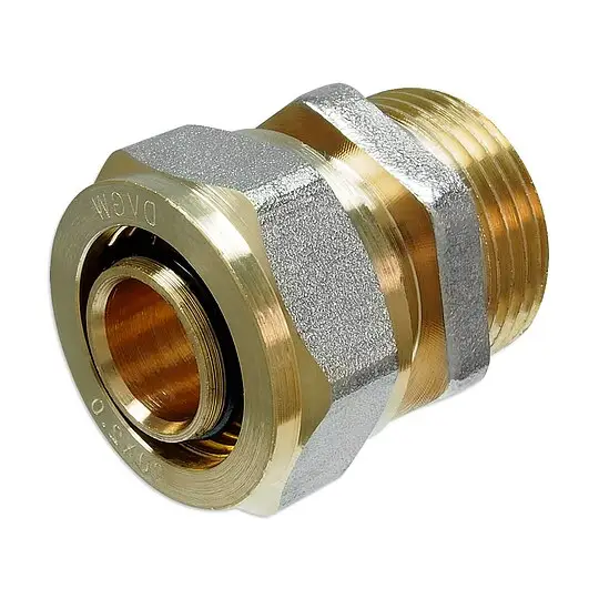 Versand Am Gleichen Tag Schraubfitting-Übergang mit Außengewinde - 20 x 2,0 mm - 3/4'' für Alu-Mehrschicht-Verbundrohr