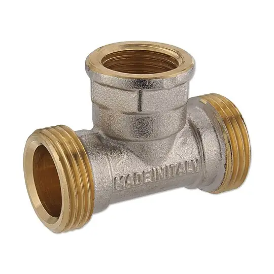 Messing T-Stück für Klemmringverschraubung 3/4'' Eurokonus -1/2'' IG - 3/4'' Eurokonus Direkt Vom Hersteller