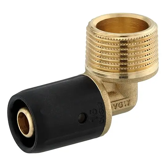 Sichere Zahlung Steck-Winkel 90° - 16 x 2,0 mm - 3/4'' AG für Mehrschicht-Verbundrohr