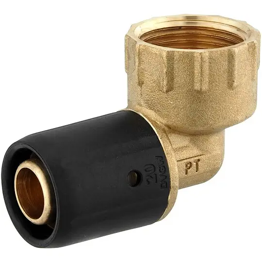 Kostenfreie Lieferung Steck-Winkel 90° - 20 x 2,0 mm - 3/4'' IG für Mehrschicht-Verbundrohr
