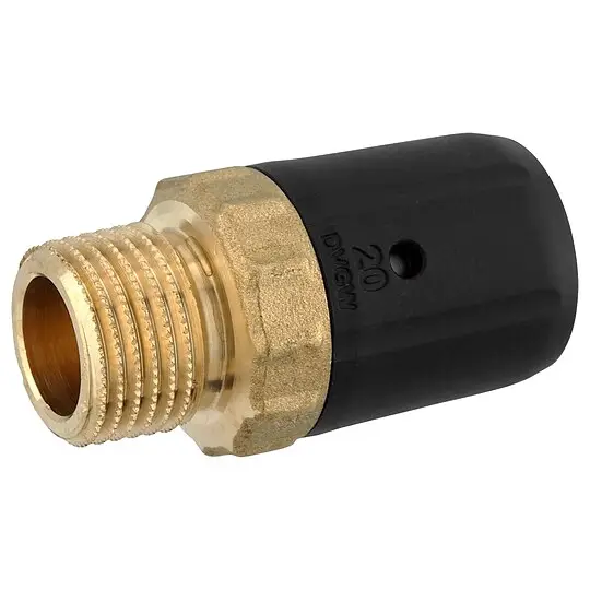 Bestpreis Steck-Übergang 20 x 2 mm - 1/2'' AG für Mehrschicht-Verbundrohr
