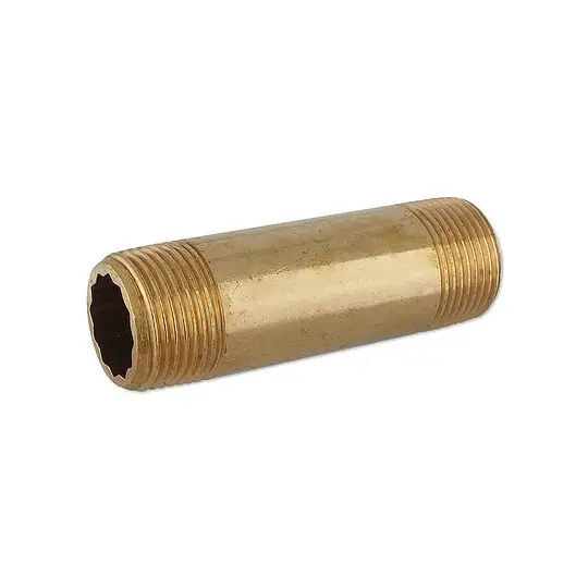 Online Kaufen Messing Gewindefitting-Doppelnippel lang - Langnippel - 3/4'' x 80 mm
