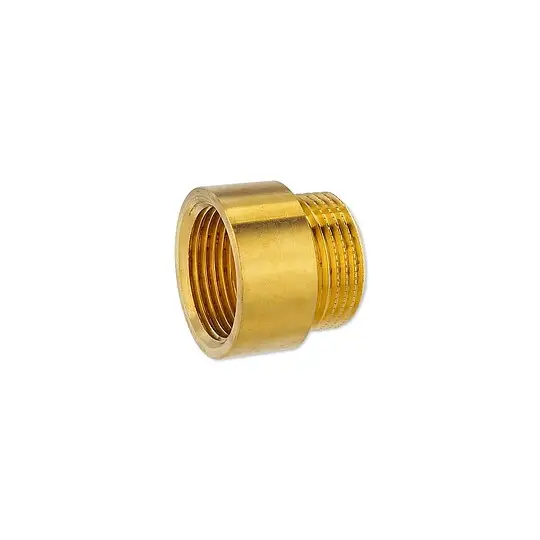 Markenware Messing Gewindefitting-Hahnverlängerung 3/4'' x 15 mm