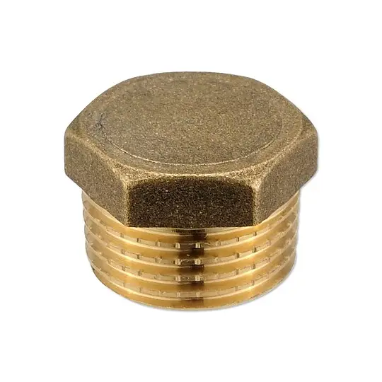 Messing Gewindefitting-Stopfen 1/2'' AG Letzte Chance