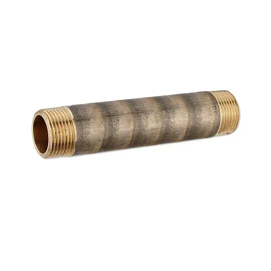 Rotguss Gewindefitting-Langnippel 1'' x 150 mm Super-Preis
