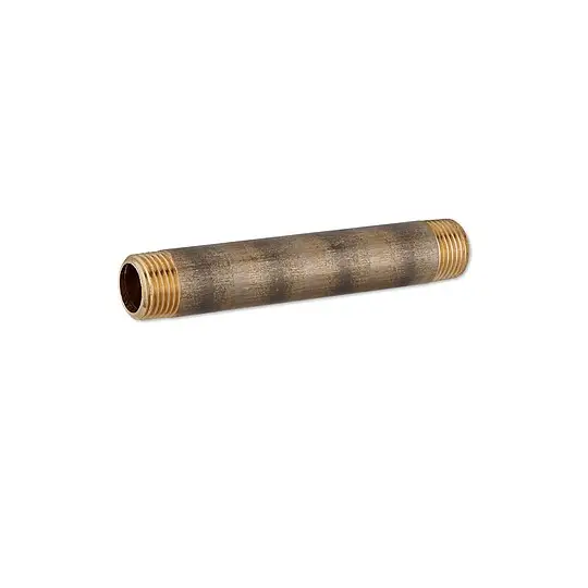 Geprüft Rotguss Gewindefitting-Langnippel 1/2'' x 120 mm
