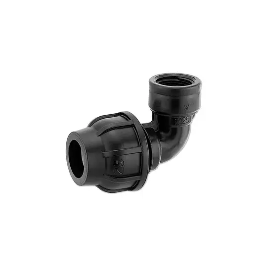 Sonderangebot GEBO-Plast-Klemmverbinder Winkel 90° - 25 mm x 3/4'' Innengewinde - für PE-Rohre - 13132502