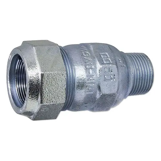 Aktuell GEBO-Temperguss-Klemmverbinder für Stahlrohre - Übergang 42,4 mm x 1 1/4'' AG - 01.150.00.04