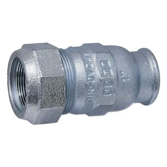 GEBO-Temperguss-Klemmverbinder für Stahlrohre - Übergang 60,3 mm x 2'' IG - 01.150.01.06 Heißes Angebot