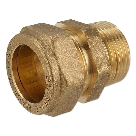 Klemmverschraubung für Kupferrohre - gerade 15 mm x 3/4'' AG für Heizung und Trinkwasser Jetzt Bestellen