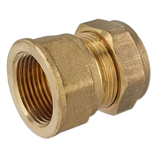 Klemmverschraubung für Kupferrohre - gerade 18 mm x 3/4'' IG für Heizung und Trinkwasser Kostenloser Rückversand