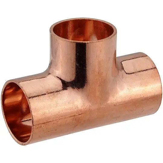 Super-Preis Kupfer-Löt-T-Stück - 18 x 18 x 18 mm - mit DVGW-Zulassung