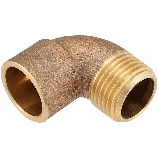 Rotguss-Löt-Winkel 90° - 22 mm - 3/4'' AG - mit DVGW-Zulassung Sonderangebot