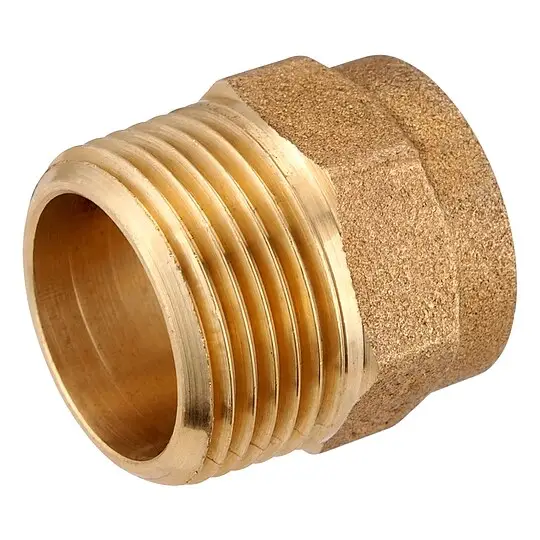 Direktkauf Rotguss-Löt-Übergang - 22 mm - 1'' AG - mit DVGW-Zulassung