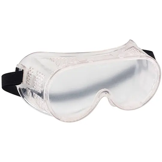 GSF Kunststoff-Vollsicht-Schutzbrille Modell 443 - klares Weich-PVC mit Gummiband - nach EN166 - 422500 Sale