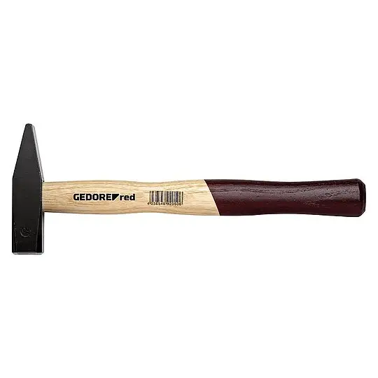 Markenprodukt GEDORE red Schlosserhammer - geschmiedeter Hammerkopf - mit Eschenstiel - 280 mm - 200 g - 3300711