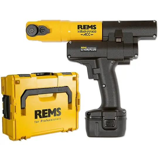 REMS Mini-Press 14,4 V ACC Radial-Pressmaschine Li-Ion Basis-Pack mit Koffer - 578013 Must-Have
