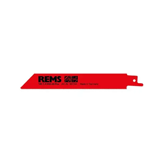 REMS HSS-Universal-Sägeblätter für Metall - 5er-Pack - Länge 150 mm - Zahnteilung 1,4 mm - 561104 R05 Highlight