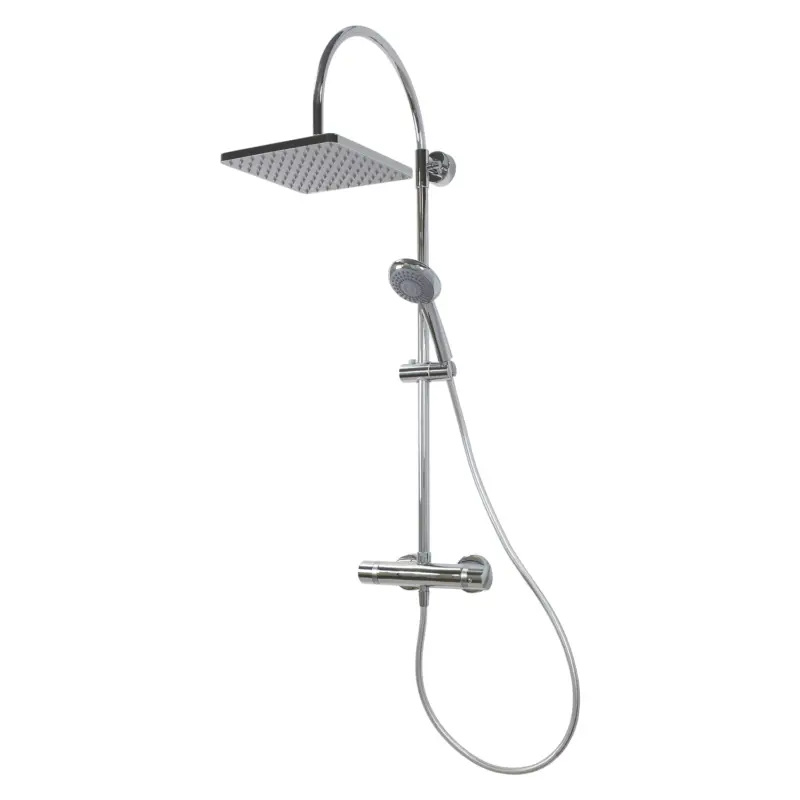 Markenware Aquamaxx 200 Kopfbrause eckig mit Thermostat
