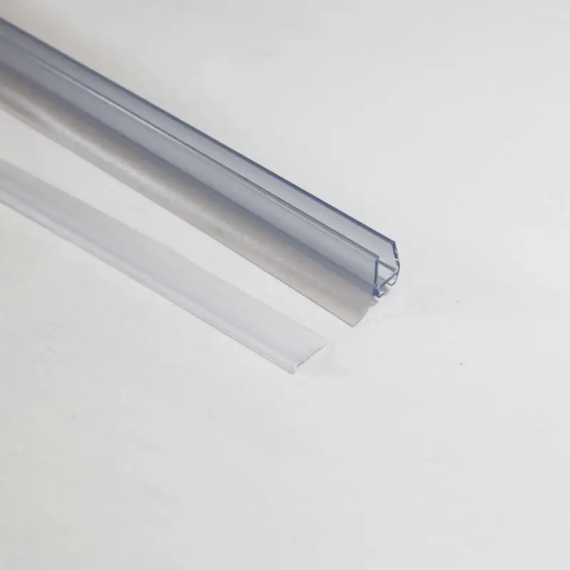 Expressversand Dichtungsset Spritzschutz + Einschubdichtung 14,5 mm, gerade, waagerecht, für Wanneneinbau
