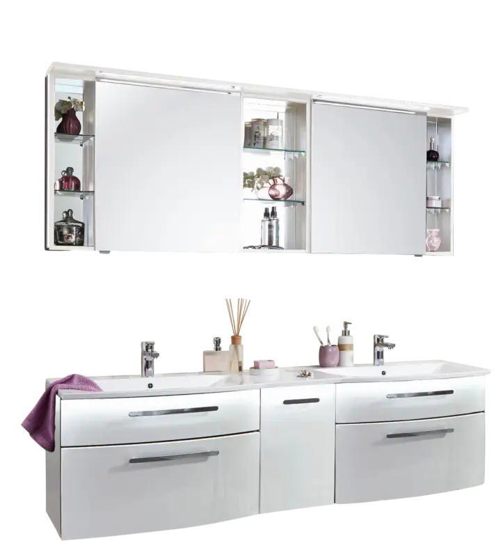 Puris Linea Badmöbel Set 171,2 cm breit Top-Preis