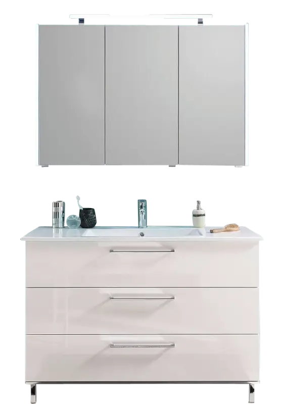 Neuheit Puris Quada Badmöbel-Set kombinierbar 100 cm breit